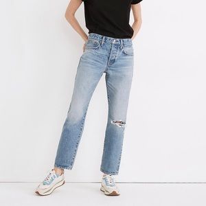 Madewell Rivet & Thread Low-Rise Vintage Straight Jeans: Selvedge Edition